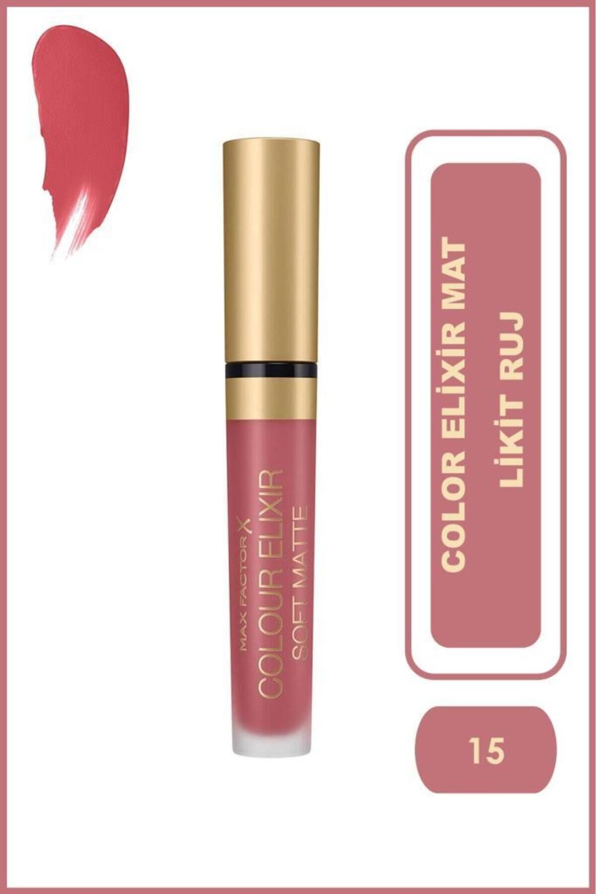 Likit Mat Ruj Color Elixir Matte 015 Rose Dust