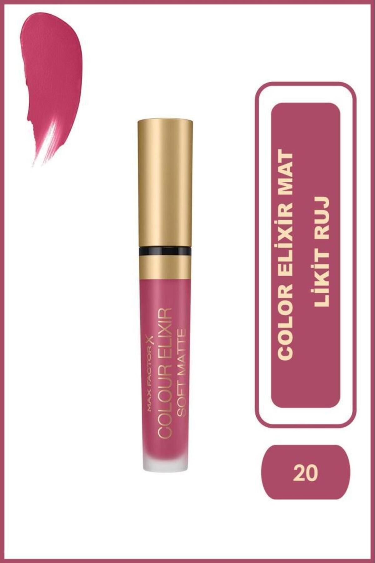 Max Factor Color Elixir Likit Ruj No: 020 Blushing Ruby