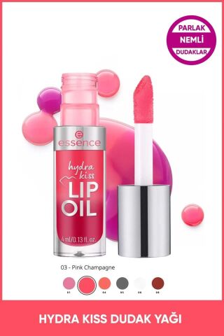 Essence Hydra Kiss Lif Oil Dudak Parlatıcısı-03 Pink Champagne