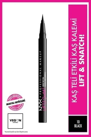 NYX Professional Makeup Lift & Snatch! Brow Tint Pen Black - Kaş Kalemi