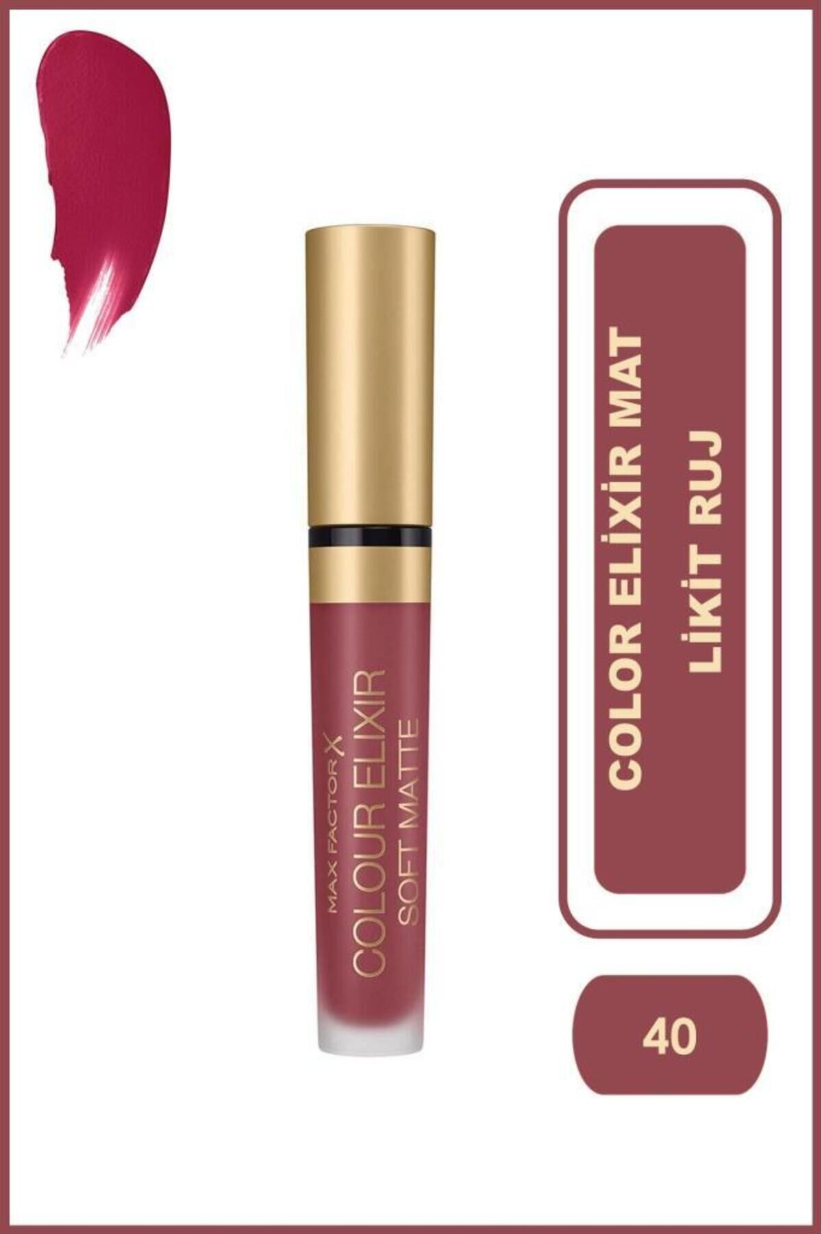 Likit Mat Ruj Color Elixir Matte 040 Soft Berry