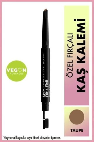 NYX Professional Makeup  Fill & Fluff Eyebrow Pomade Pencil Kaş Kalemi- Taupe