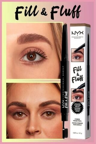 NYX Professional Makeup  Fill & Fluff Eyebrow Pomade Pencil Kaş Kalemi- Taupe