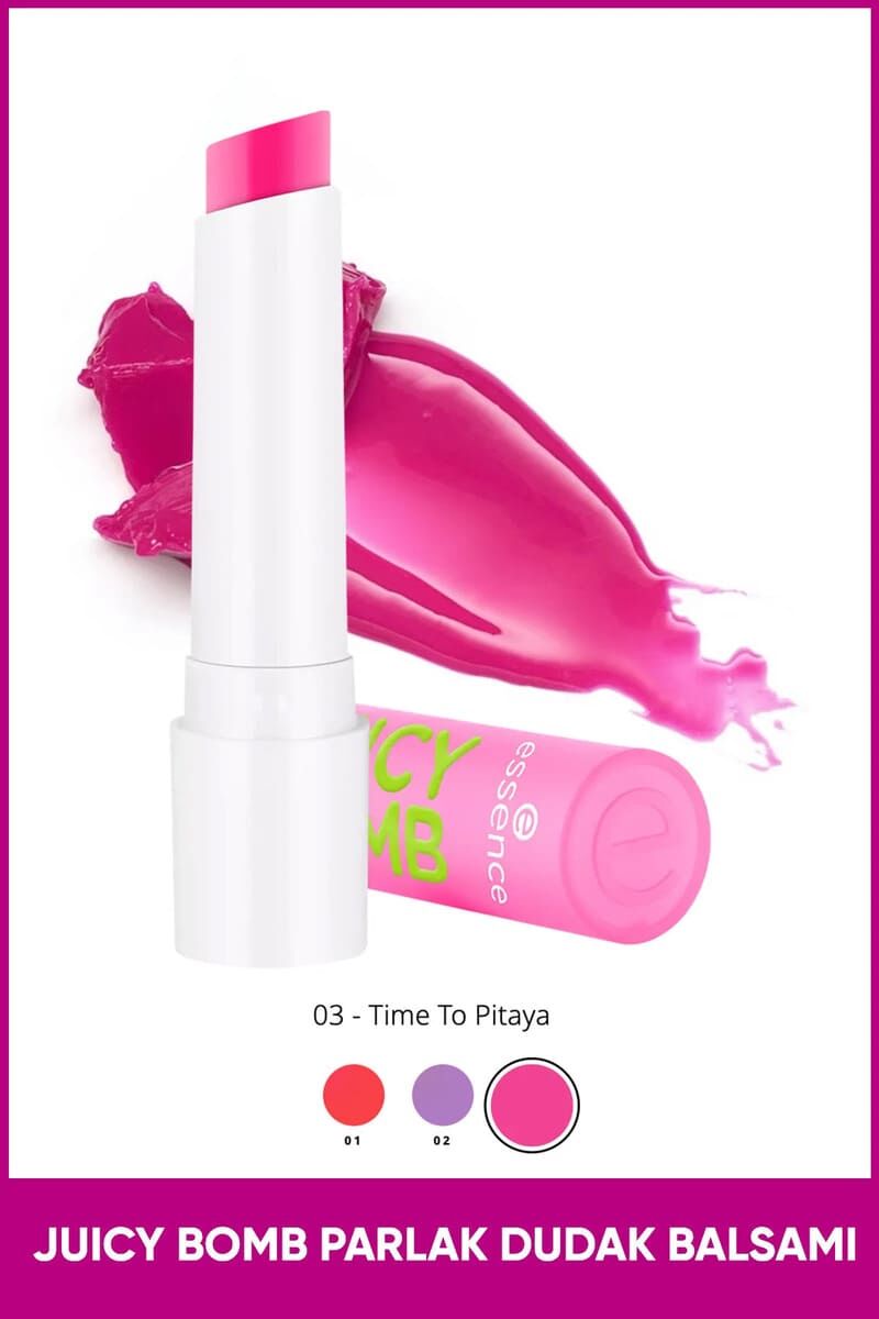 Essence Juicy Bomb Parlak Dudak Balsamı 03