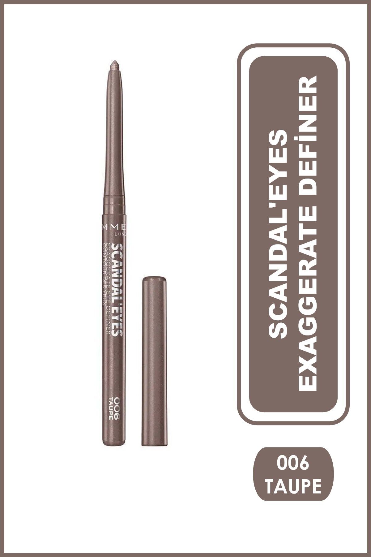 Taupe Eyeliner - Scandal'eyes Exaggerate Definer 006 Taupe