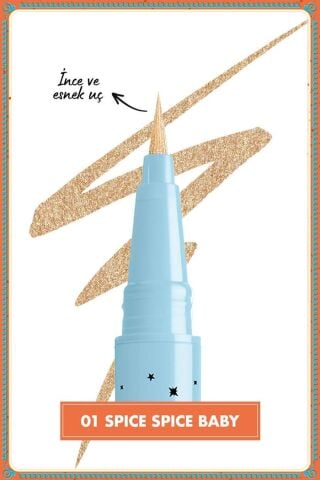 NYX Professional Makeup Holiday Özel Koleksiyonu Candy Swirl Eyeliner – Spice Spice Baby