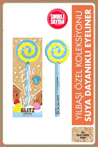 NYX Professional Makeup Holiday Özel Koleksiyonu Candy Swirl Eyeliner – Spice Spice Baby