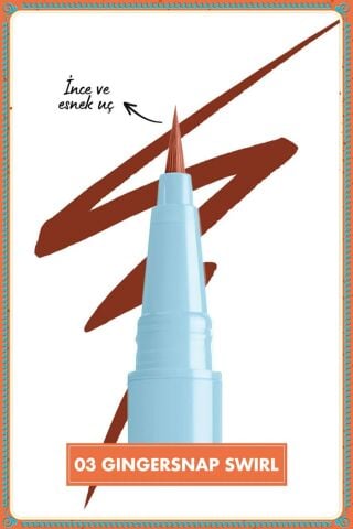 NYX Professional Makeup Holiday Özel Koleksiyonu Candy Swirl Eyeliner – Gingersnap Swirl