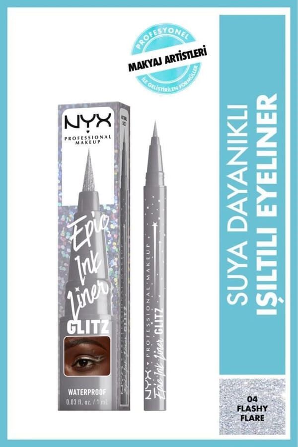 NYX Professional Makeup Epic Ink Liner Glitz Eyeliner - Flashy Flare
