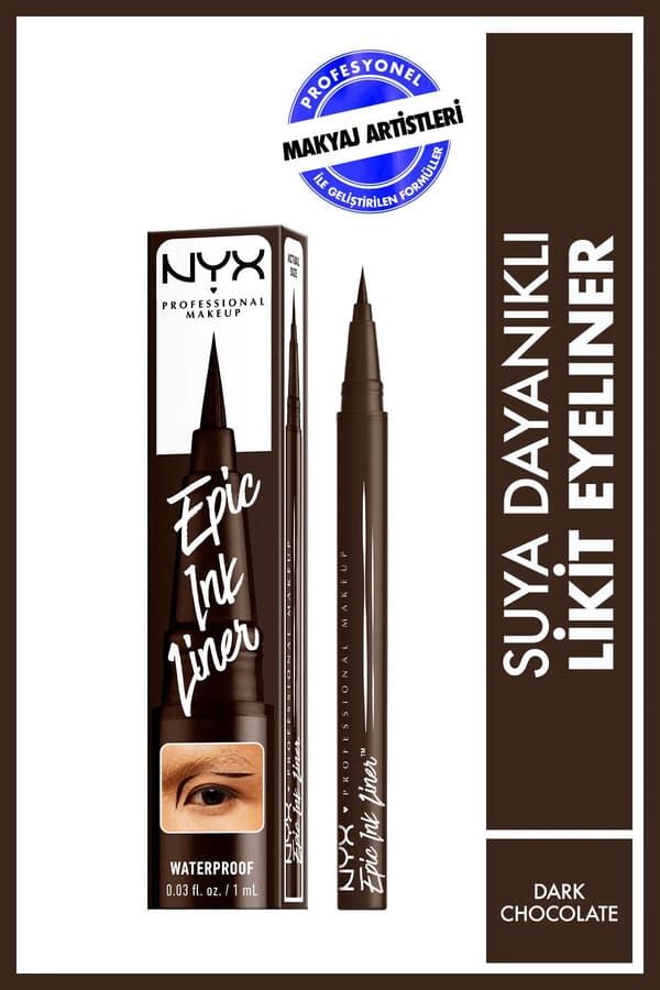 NYX Professional Makeup  Epic Ink Liner - Dark Chocolate - Kahverengi Eyeliner