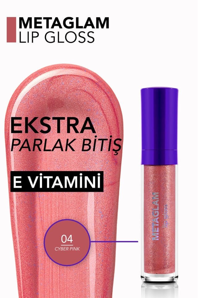 Flormar Metaglam Dudak Parlatıcısı - 004 Cyber Pınk