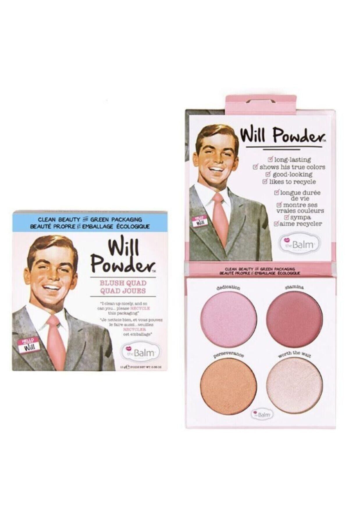 Thebalm Will Powder Allık Paleti
