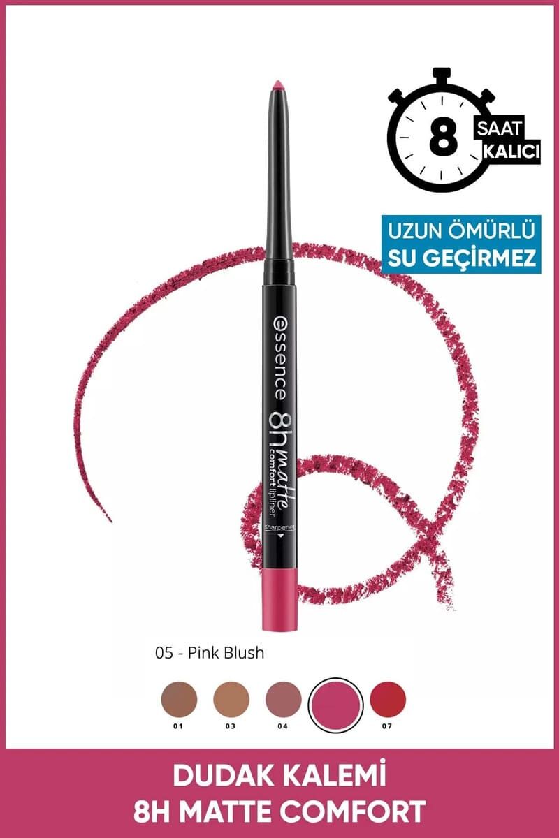 Essence 8h Matte Comfort Lipliner Dudak Kalemi 05 Pink Blush