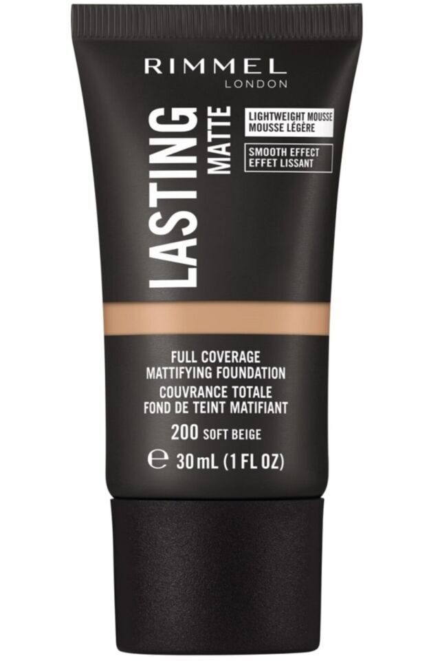 Rimmel London Kalıcı Mat Fondöten - 200 Soft Beige