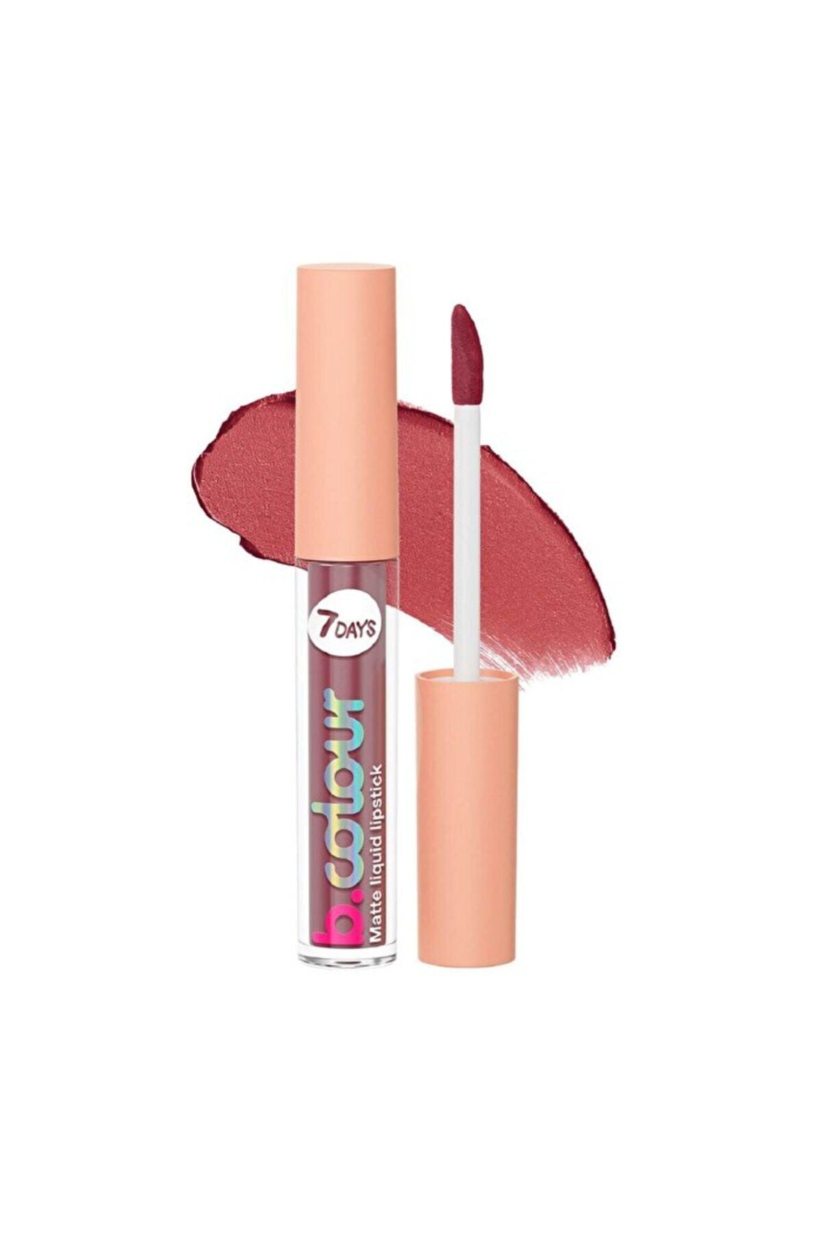 7Days B.Colour Mat Likit Ruj - 01 Dusty Rose