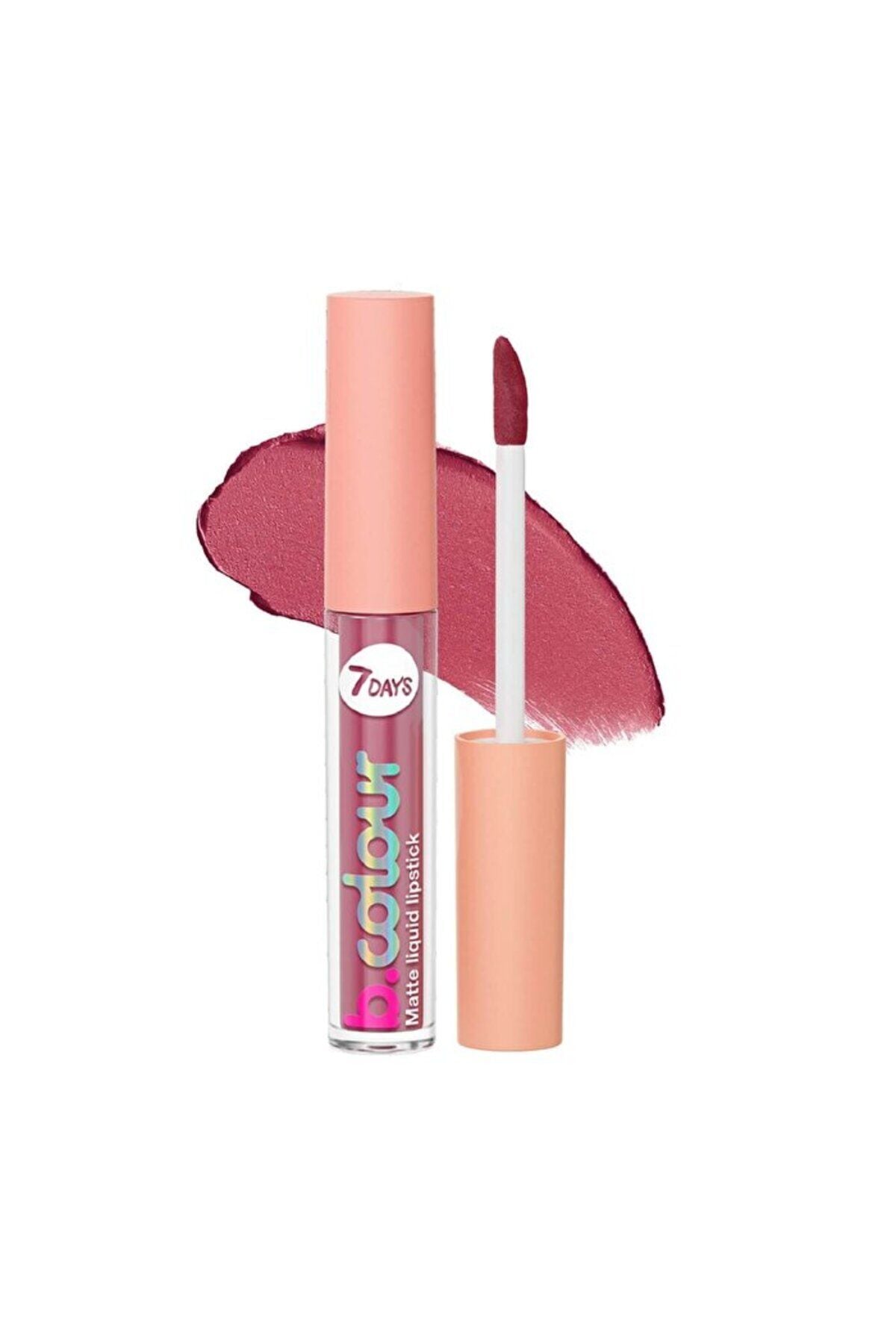 7Days B.Colour Mat Likit Ruj - 02 Pink