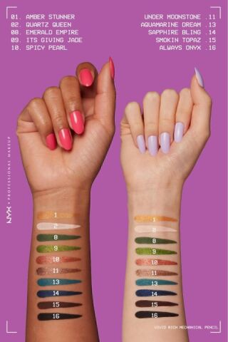 NYX Professional Makeup Vivid Rich Asansörlü Göz Kalemi - 15 Smokin Topaz
