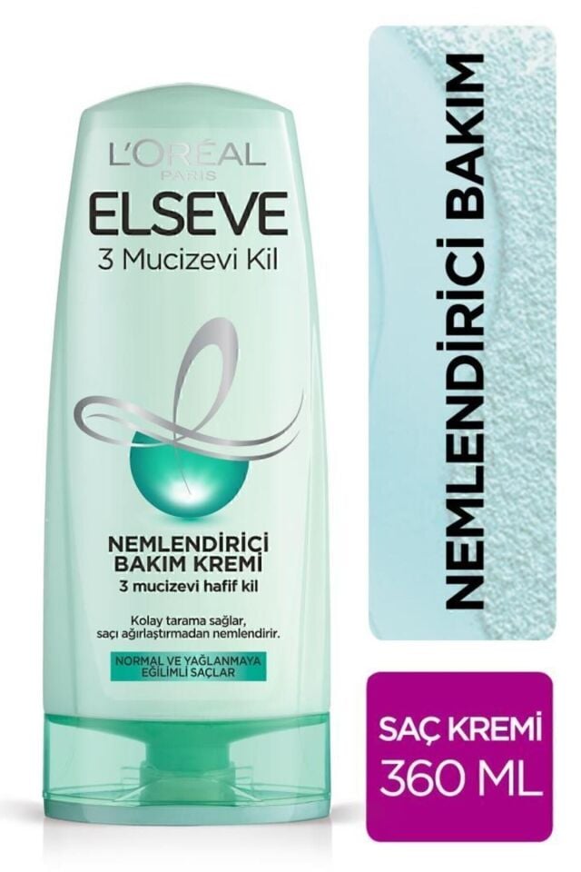 L'oréal Paris 3 Mucizevi Kil Ağırlaştırmayan Bakım Kremi 360 ml