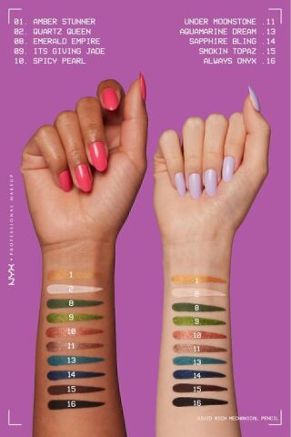 NYX Professional Makeup Vivid Rich Asansörlü Göz Kalemi - 01 Amber Stunner