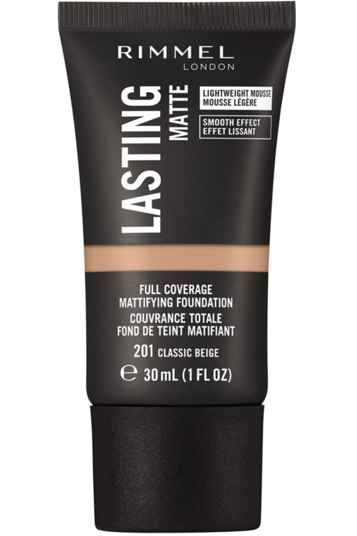 Rimmel London Lasting Matte Foundation 201 Classic Bej