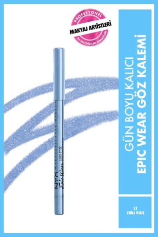 NYX Professional Makeup Epic Wear Liner Sticks Göz Kalemi - Chill Blue - Bebek Mavisi