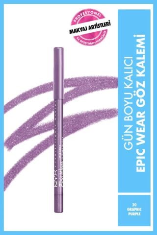 NYX Professional Makeup Epic Wear Liner Sticks Göz Kalemi - Graphic Purple - Mor