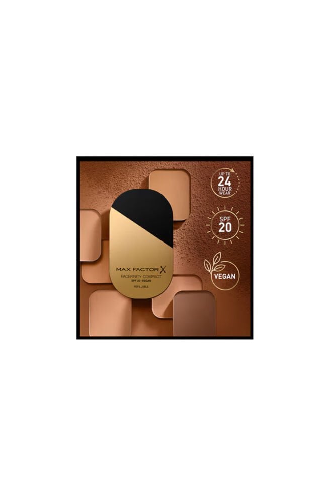 Max Factor Kompakt Pudra - Facefinity 001 Porcelain - 8005610544915-3616303407117