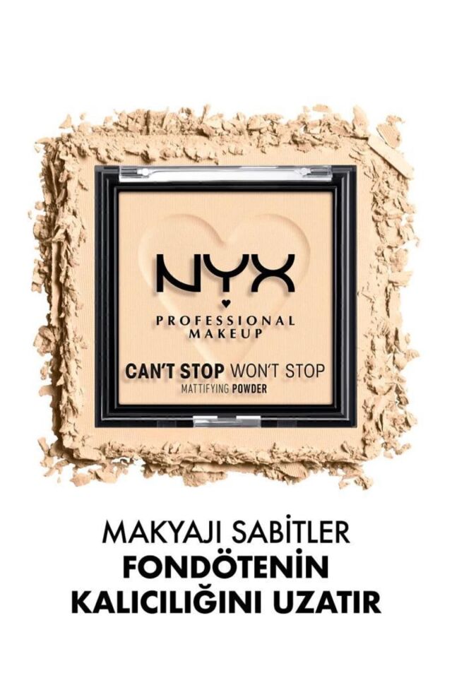 NYX Professional Makeup Can’t Stop Won’t Stop Matlaştırıcı Pudra- Fair