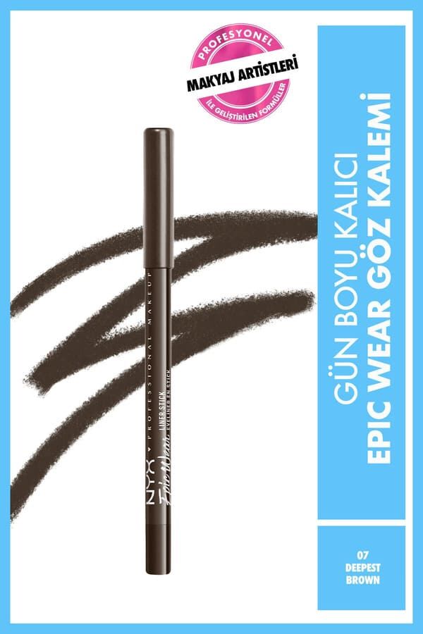 NYX Professional Makeup Epic Wear Liner Sticks Göz Kalemi - Deepest Brown - Kahverengi